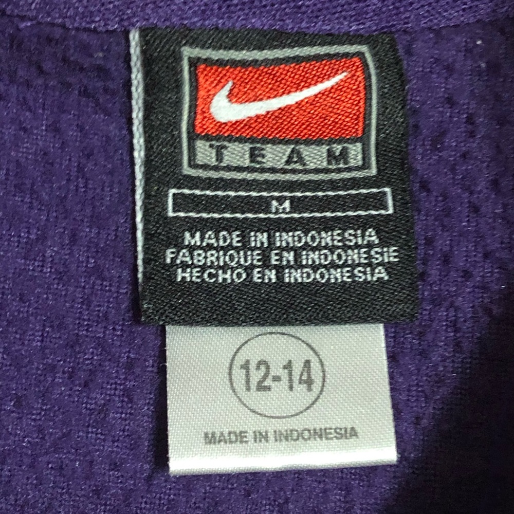 Nike Fleece Pullover Top LSU Tigers Purple & Gold Crew Neck Womens Size … - Picture 4 of 8